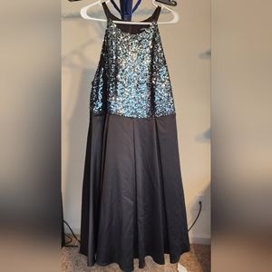 Seqin high neck aline dress